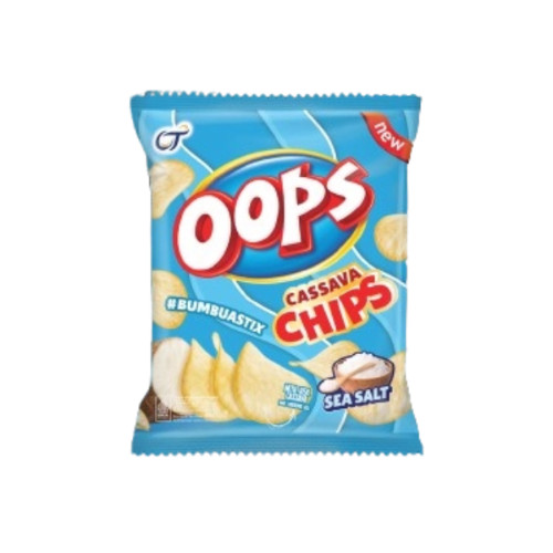 OOPS SNACK CASSAVA CHIPS SEA S 60GR