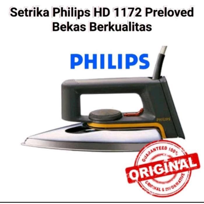 setrika philips legendaris hd 1172 original bekas berkualitas setrika philips legendaris hd 1172 ori