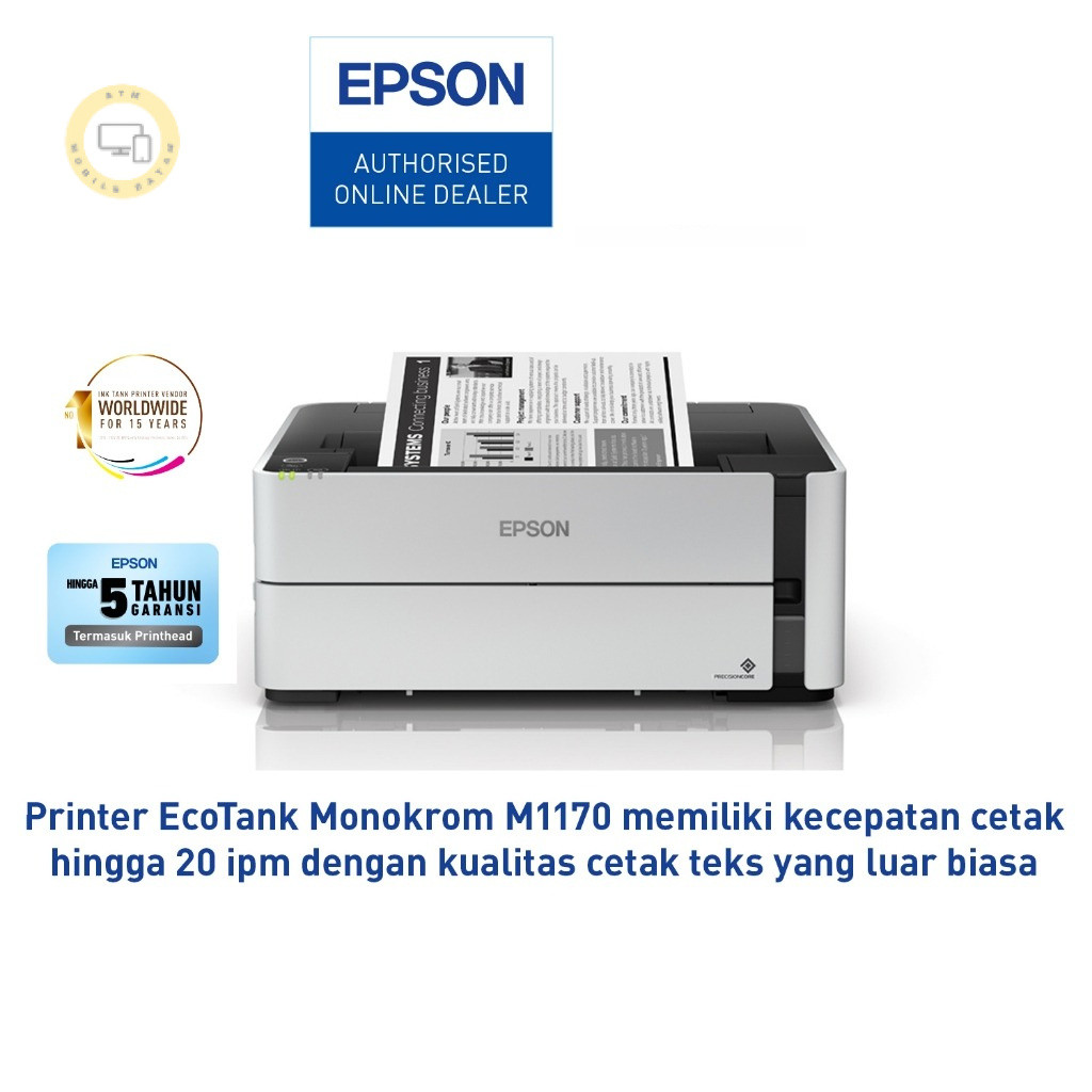 Printer Epson EcoTank Monochrome M1170 Duplex Wifi LAN