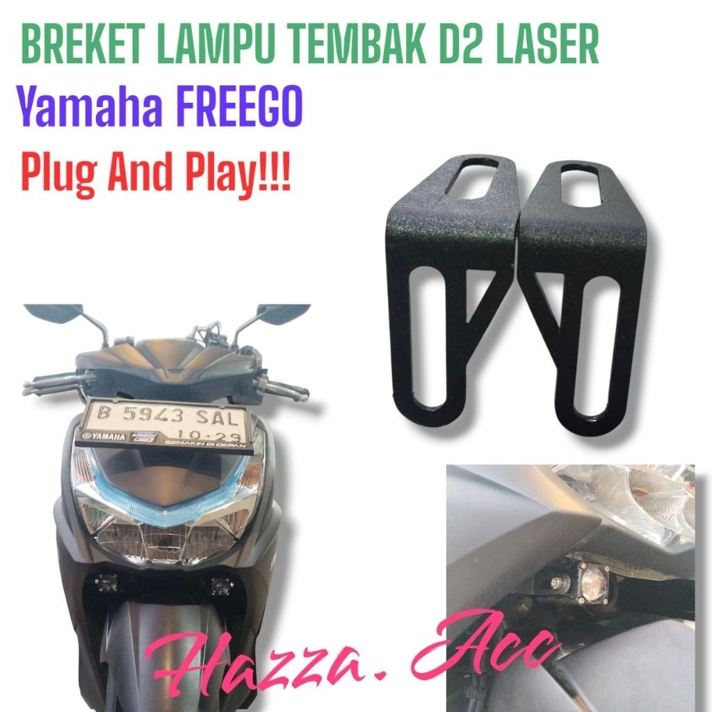 Bracket Lampu D2 Laser Freego Dudukan Lampu Tembak Kolong Freego lama Freego New