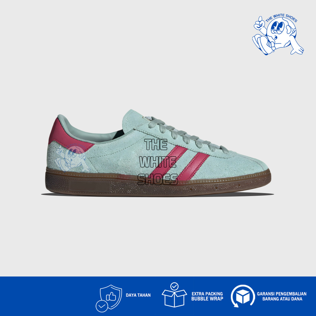 Sepatu Adidas Munchen Hazy Tosca Pink