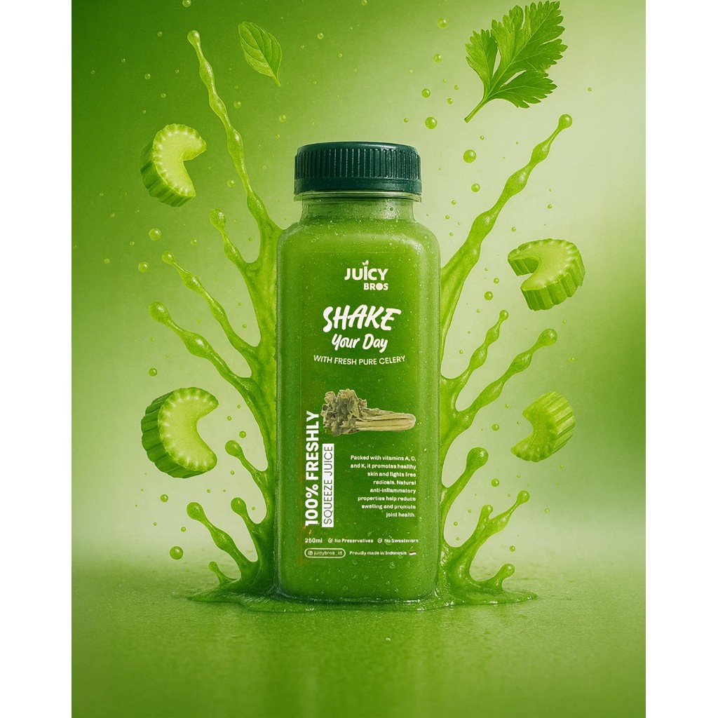 Juicy Bros Celery Squeeze Juice 250ml