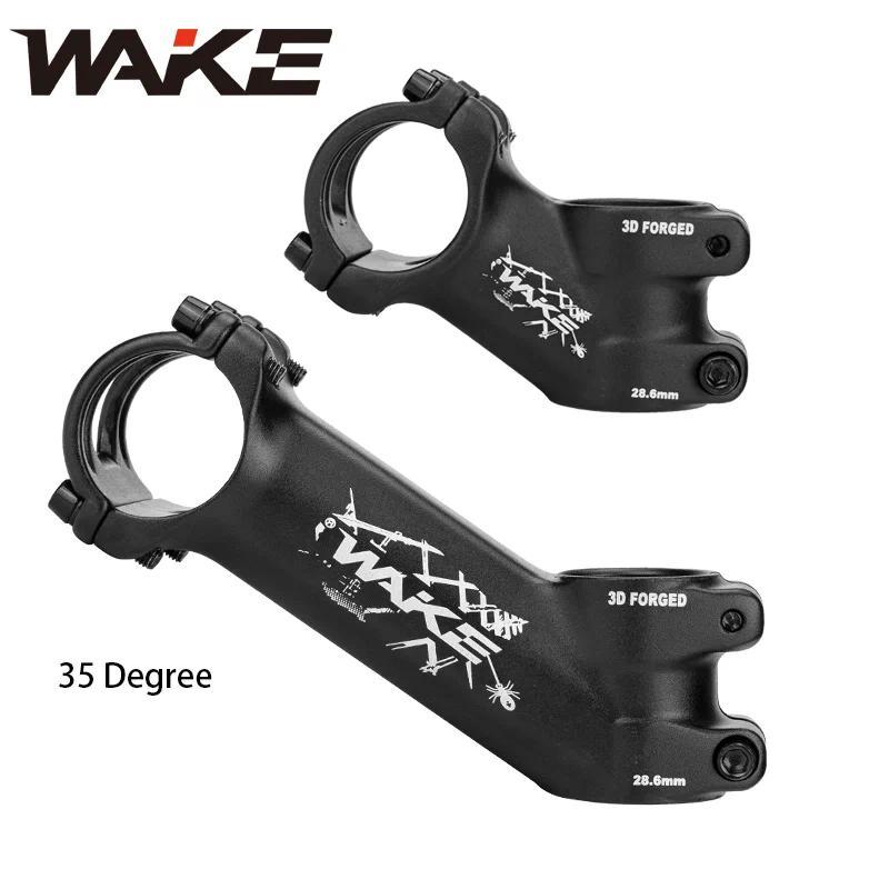 WAKE Bike Stem 31.8 60mm/70mm/90mm/110mm 35 Degree MTB Stem Mountain Bike Stem Riser Handlebar Stem 