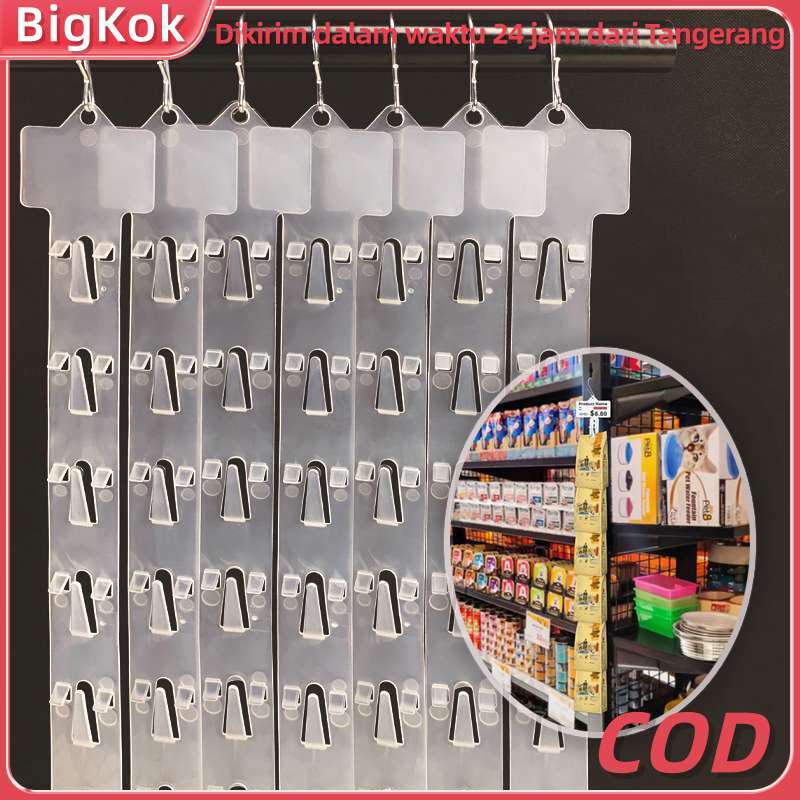 Supermarket Snack Plastic Clip Strip/Hanger Strip Hook Strip/62cm Clip Strip Display