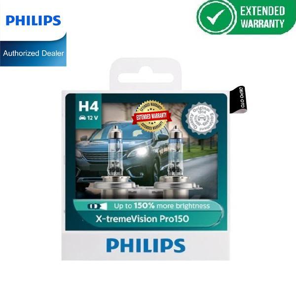 DEPO OTO X PHILIPS X-treme Vision Pro150 H4 Bohlam Lampu Mobil