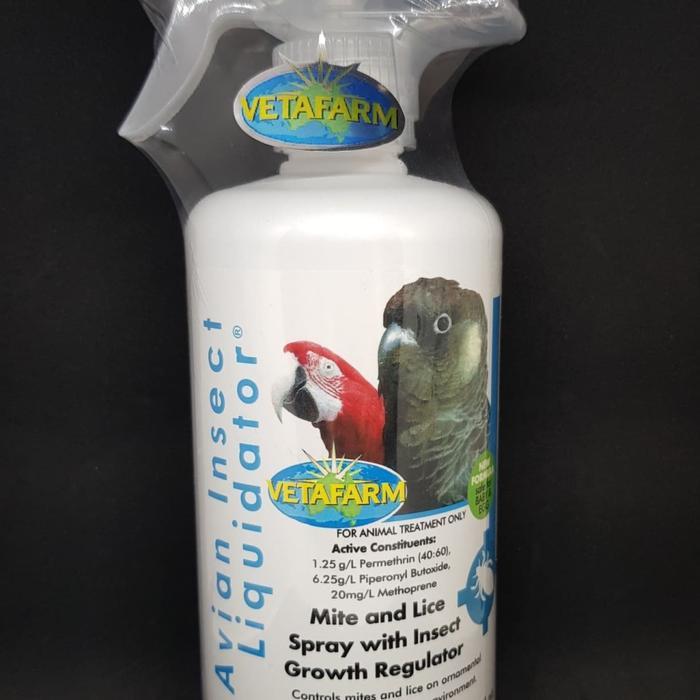 AVIAN INSECT LIQUIDATOR 500 ml VETAFARM Formula baru obat kutu burung - insect