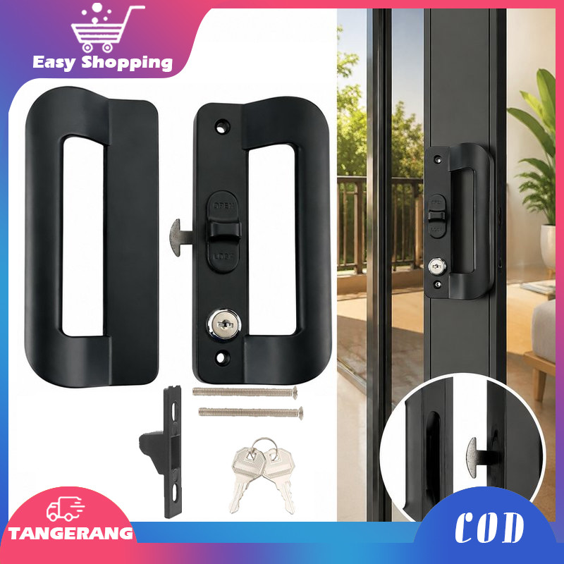 Handle Pintu Sliding Aluminium Gagang Pintu Geser Tarikan Pintu Geser Sleding
