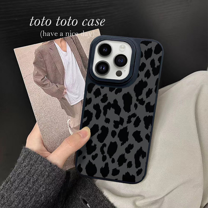 Casing Mobil Macan Abu Hitam untuk Iphone 7 8 14 15 16 Plus XS Iphone XR 7 Plus XS MAX Iphone 11 11 