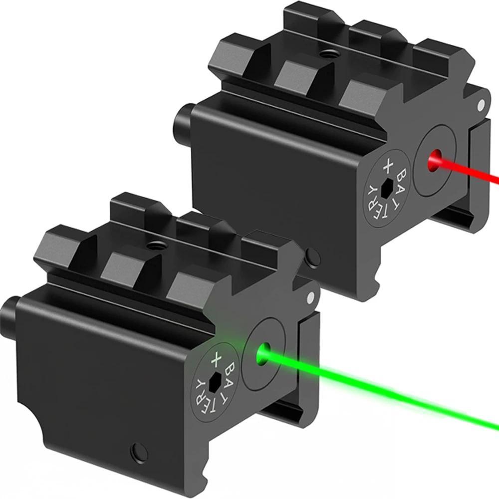 Red Green Dot Laser Sight Hunting  Laser Sight for Airsoft Rifle Pistol Laser Sight with Double 20mm