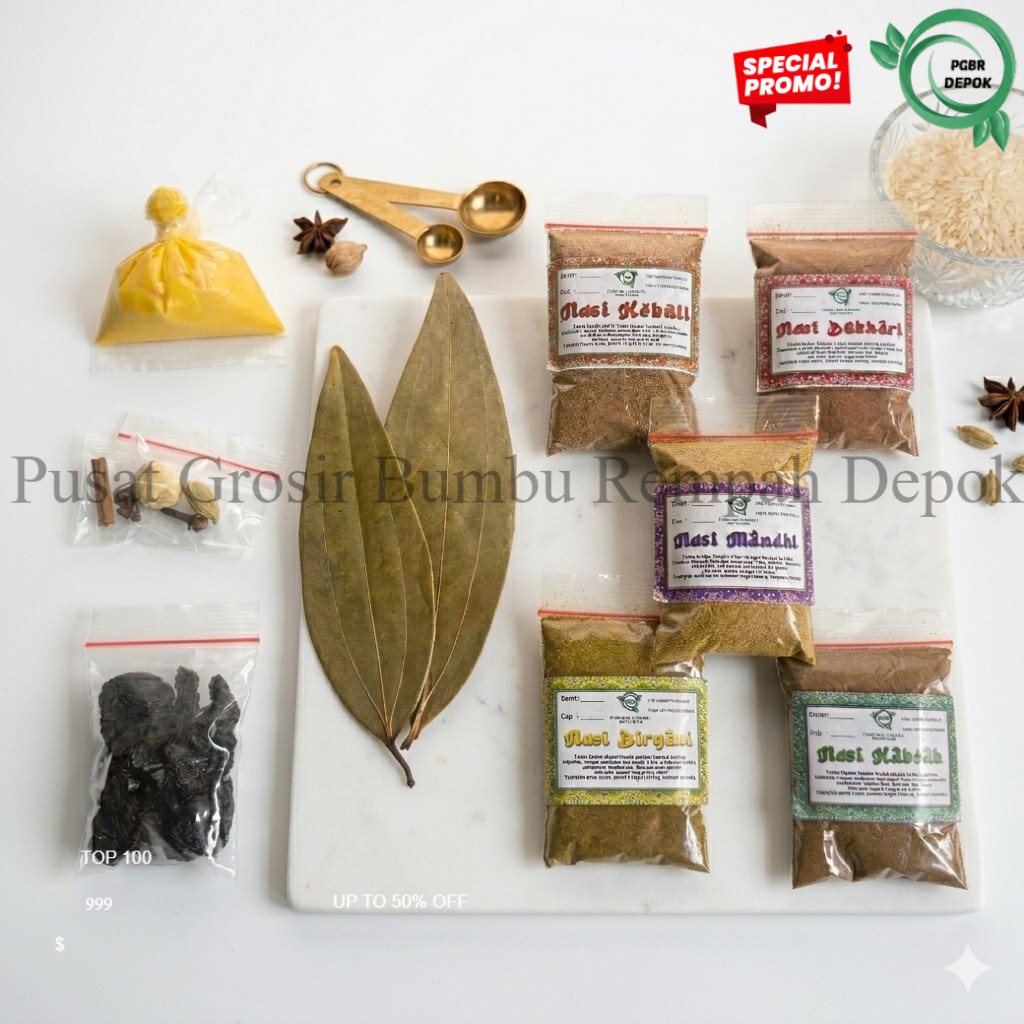 Promo bumbu kebuli untuk 1 kg beras  tambah beras basmati dan rempah rempah PGBR DEPOK