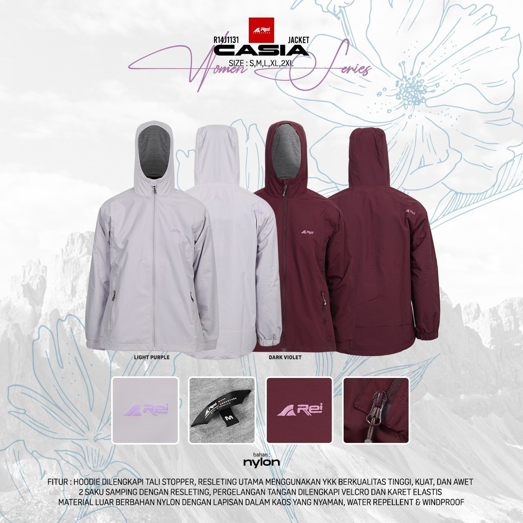 Jaket Gunung Wanita Casia Arei Outdoorgear