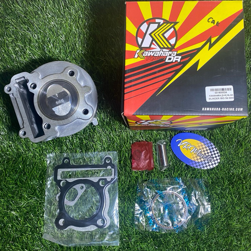 Blok seher mio 58 5 kawahara blok piston mio kawahara mio 58,5 1 set dengan piston