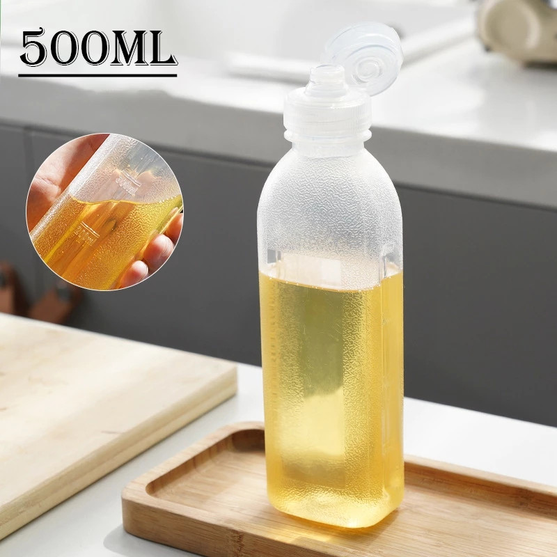 Botol Fliptop Multifungsi untuk Minyak Makan Kecap Saos Saus Madu tomat Bumbu Cair Dapur Plastik ben