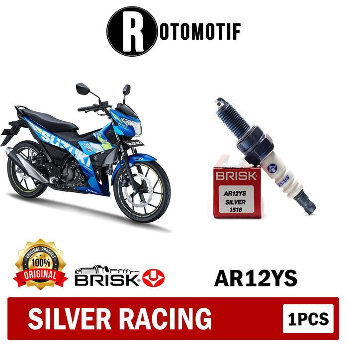 Busi Motor Satria Fu Brisk Silver AR12YS