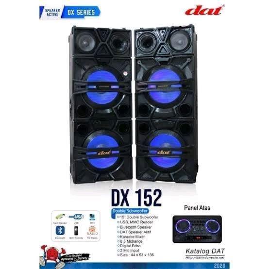 speaker aktif dat 15 inch dx 152 double subwoofer - DX-152 - DX-152