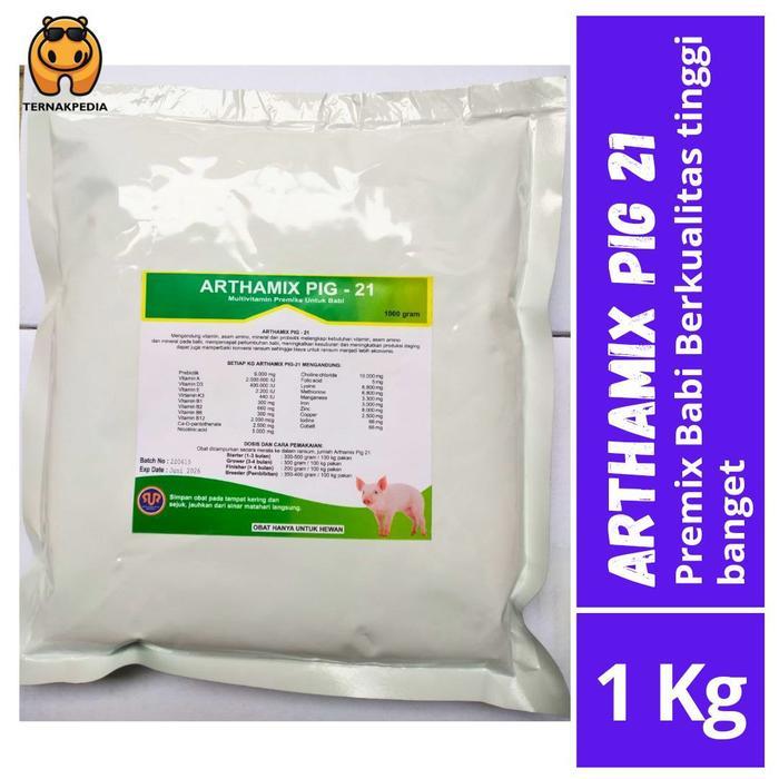 Arthamix Pig 1 Kg - Suplemen Babi - Premix Babi - Suplemen Ternak 1 kg