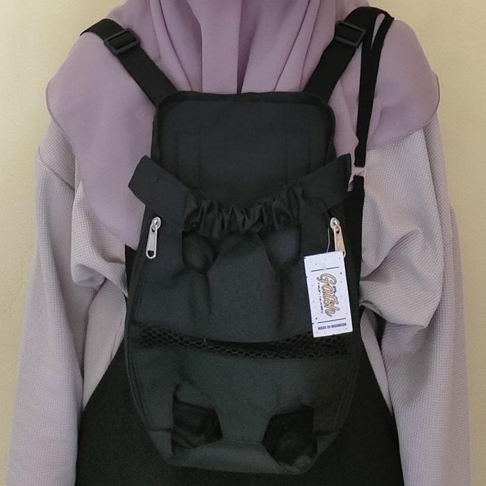 TAS RANSEL Untuk Kucing Anjing Gendong Tas Carrier Lipat Lucu Murah Pet Cargo Kitten Portable Hewan 