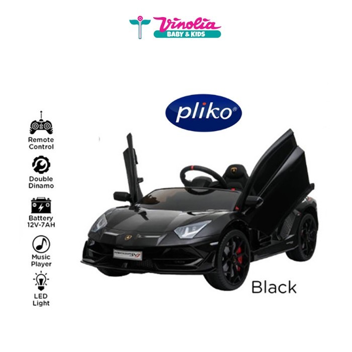 Pliko Mobil AKI Lamborghini Aventador SVJ Black