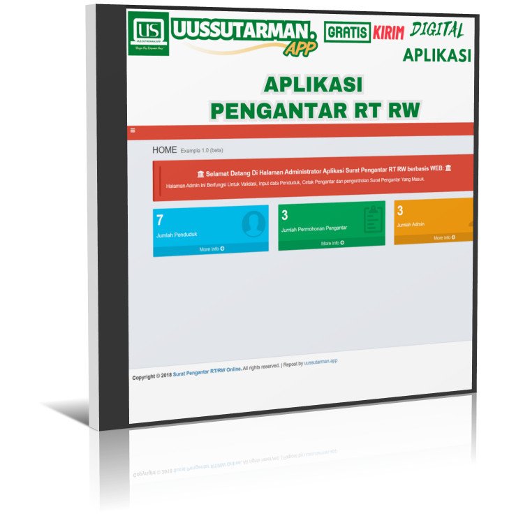 Aplikasi Surat Pengantar RT/RW Berbasis Web (Codeigniter)