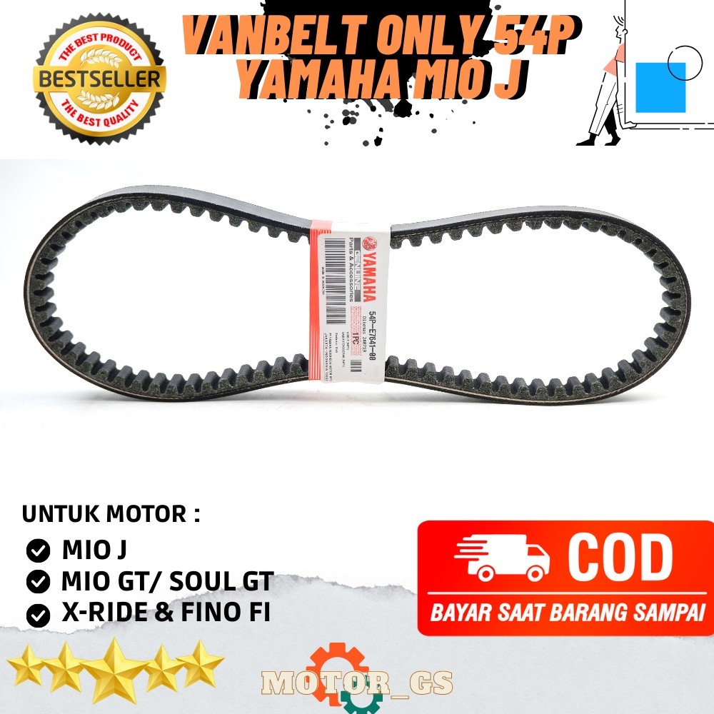 ori Van Belt / V-Belt / Panbel Yamaha Mio J / Soul GT / Fino Injection 54P-E7641-00 original premium
