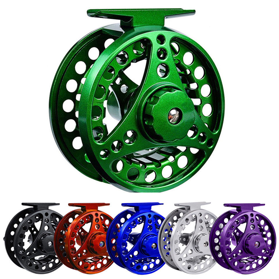 Fly Fishing Reel Aluminum Alloy 3/4 5/6 7/8 WT 2+1BB Interchangeable For Saltwater And Freshwater Fl