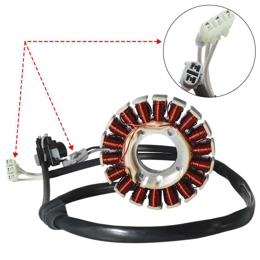 Motorcycle Generator Stator Coil Comp For Yamaha WR250 WR250F WR450 WR450F YZ250 YZ250FX YZ450 YZ450