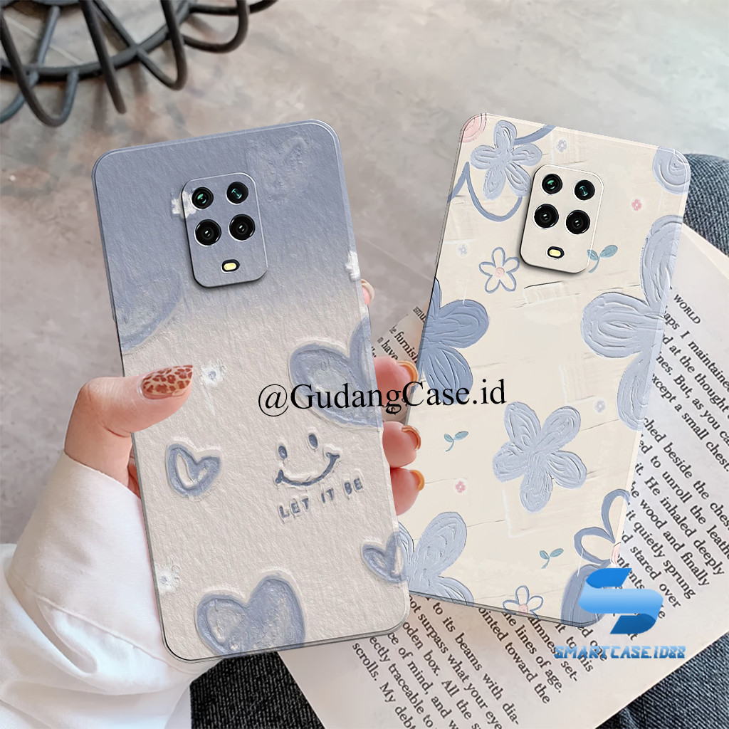 Silikon Redmi Note 9 - Redmi Note 9 Pro Case Pelindung Kamera Motif Bunga