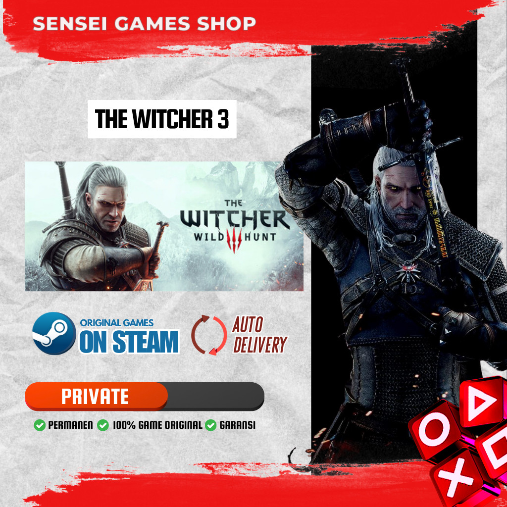 [BONUS STEAM KEY] The Witcher 3: Wild Hunt AUTO DELIVERY / STEAM / Game PC / Games Computer / Origin