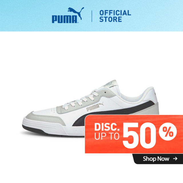 PUMA Sepatu Sneakers Caracal White-Black Gray