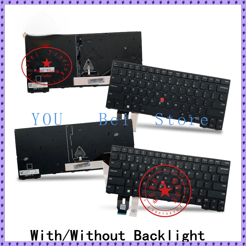 US English NEW Laptop Keyboard For Lenovo ThinkPad T14 Gen 3 / L14 Gen 3 / P14S Gen 3