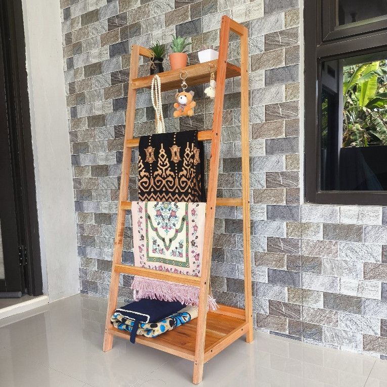 RAK SARUNG SERBAGUNA - RAK MUKENA - RAK SEJADAH - RAK AL-QURAN - RAK PECI - RAK TASBIH mewah kekinia