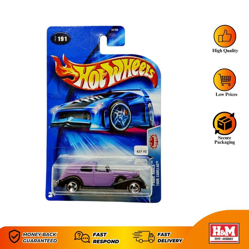 Hot Wheels 1935 Cadillac Ungu - 627FZ - FZ12