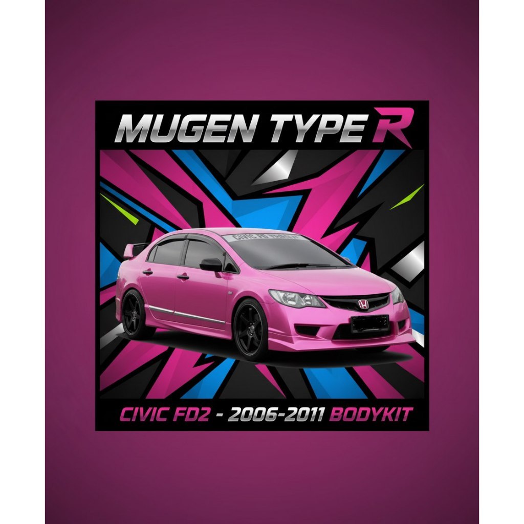 BEMPER/BUMPER CIVIC bodykit civic fd 2006-2012 type r BODY KIT HONDA CIVIC FD TYPE R