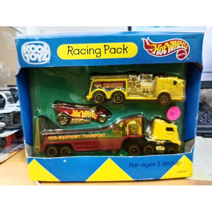 HotWheels FIRE-ENDERS TRUCK & CAR EXCLUSIVE 2 TRUCK 2000 HW KOOL TOYS RACING  AMBC-926BOX MINUS AST2