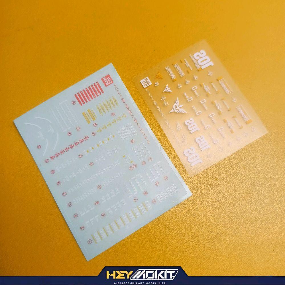 MG 1/100 BANDAI SINANJU GUNDAM PART DRY DECAL MODELKIT FOR CUSTOM