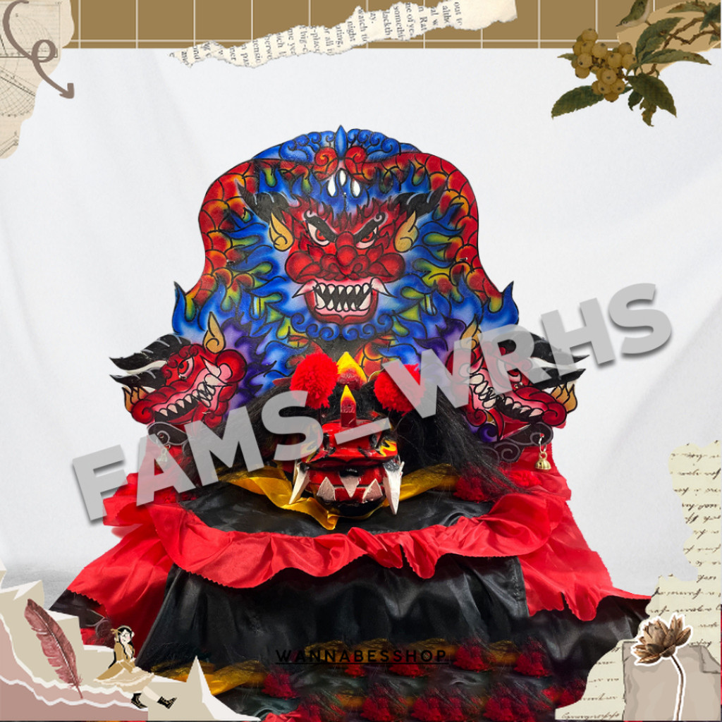 Terlaris  Barongan Devil Pentas Premium Barongan Caplokan Kayu