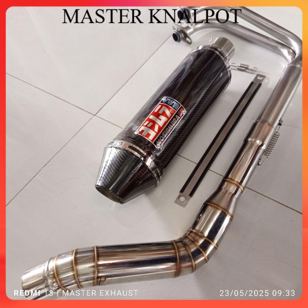 KNALPOT YOSHIMURA KARBON USA FULL SYSTEM NINJA 250 KARBU NINJA 250FI OLD NINJA  250SL/MONO NEW NINJA