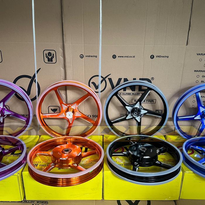 Velg Racing Vnd AK 55 v3 Gen3 Rs Sport Palang 5 P5 enkei All matic Honda vario 110/125/150 beat Yama