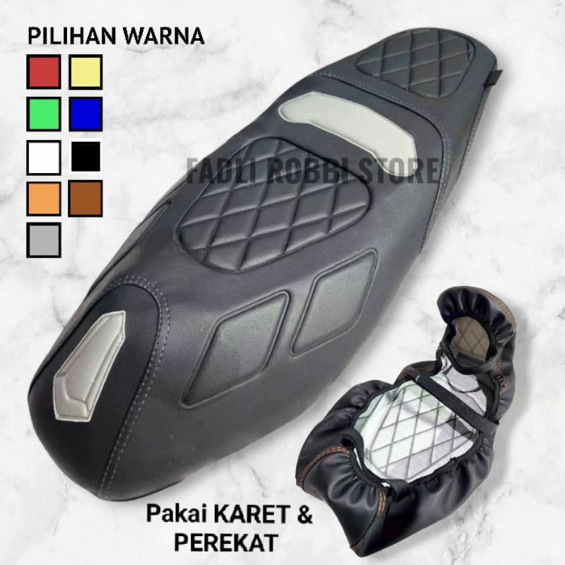 Sarung jok motor NEW EXTREM kulit jok motor beat / vario 125 / vario 150 / vario / scoopy / genio / 