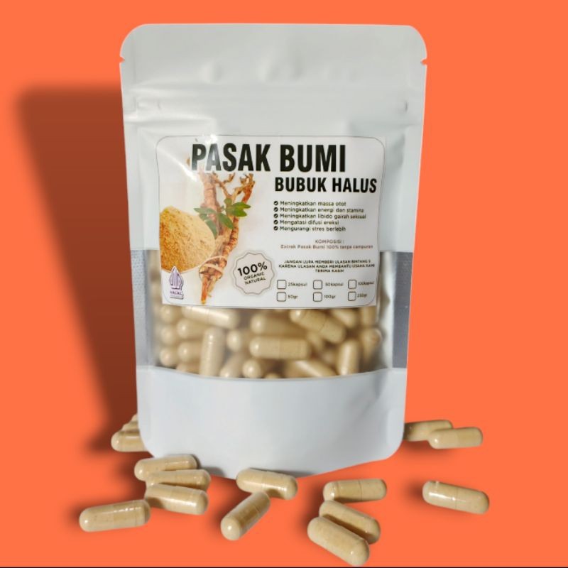 Kapsul pasak bumi bubuk original kapsul herbal