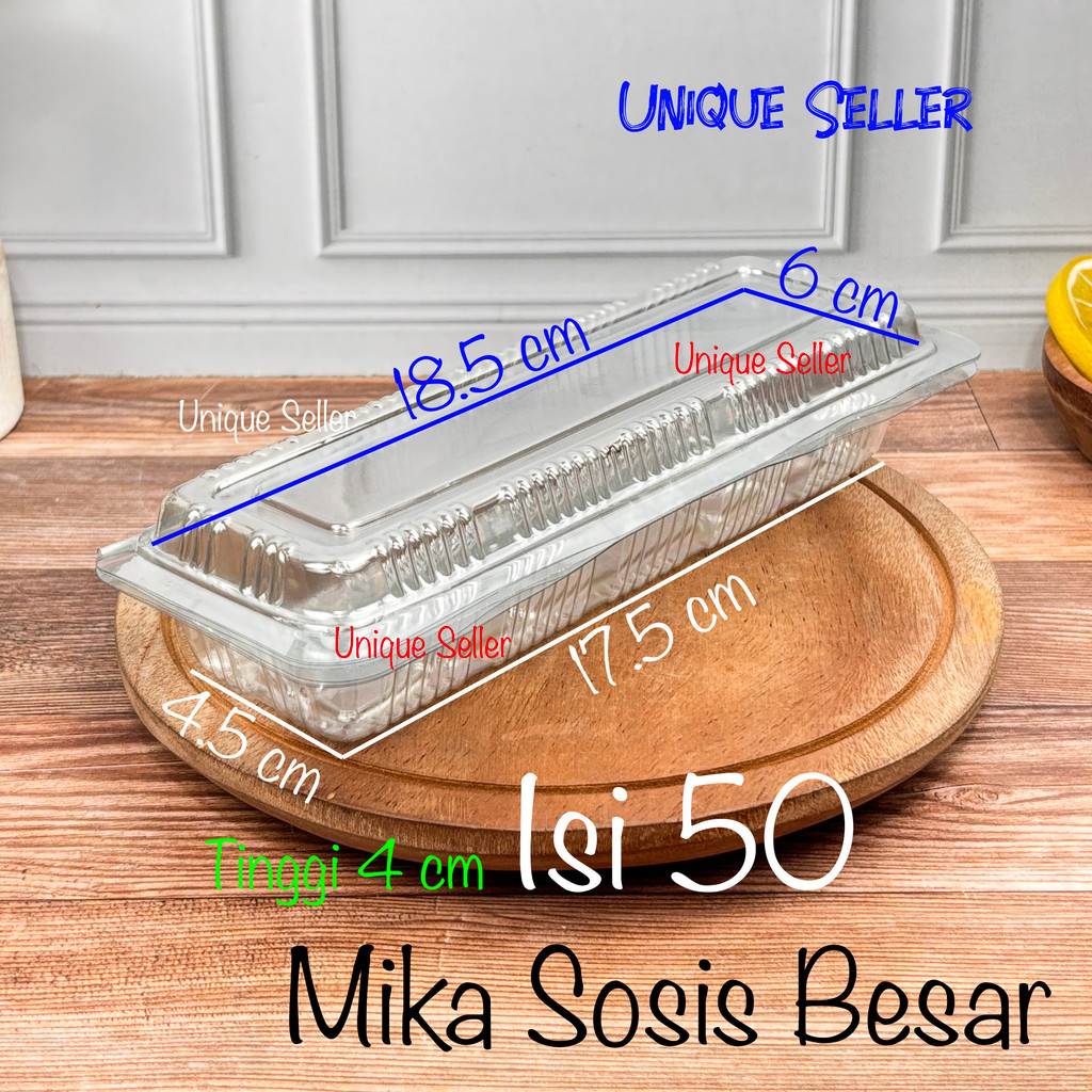 [isi50] Mika Sosis Besar MS-06 / Mika Sosis Kue Putu Ayu Hotdog Puding Corndog Mochi Cake Kue Bulan