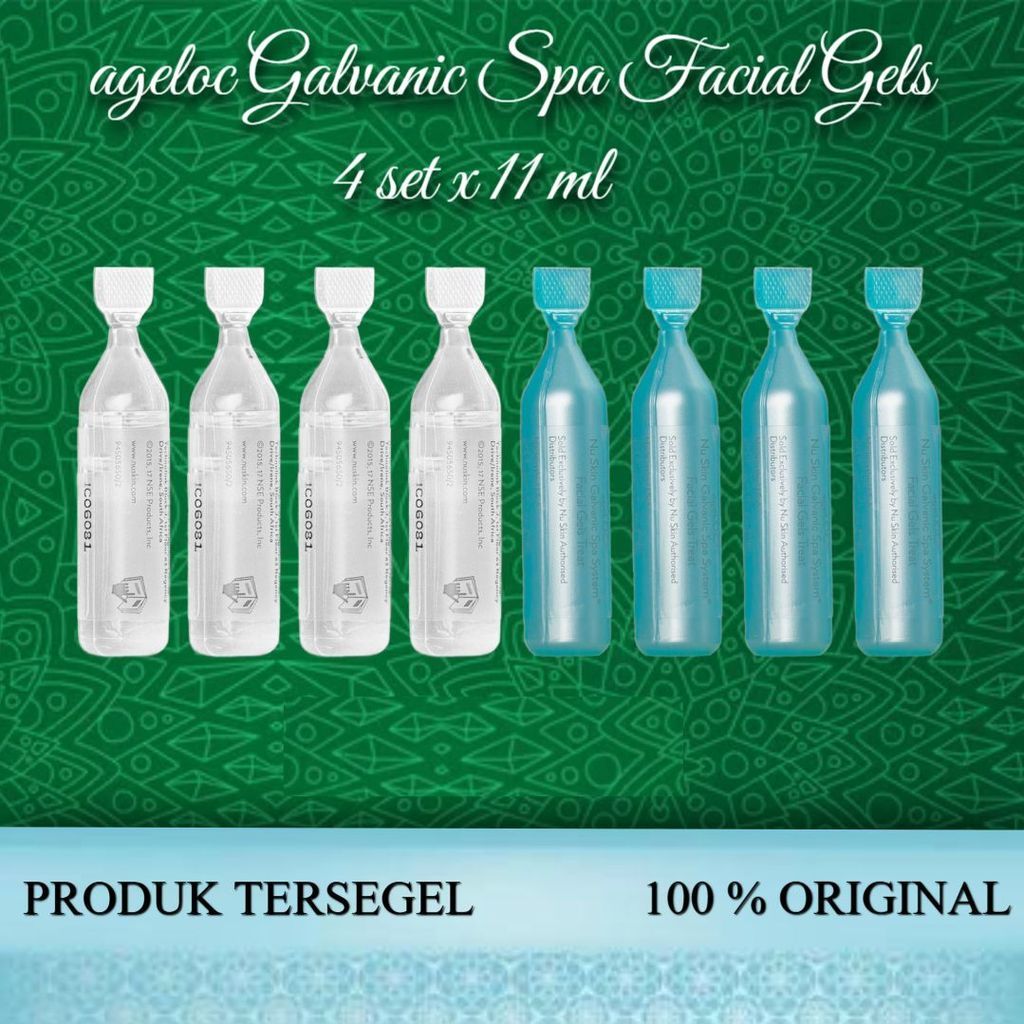 ageLOC Galvanic Spa Facial Gels - Gel Konduktor untuk Perangkat Galvanic Spa, Membantu Penyerapan Op