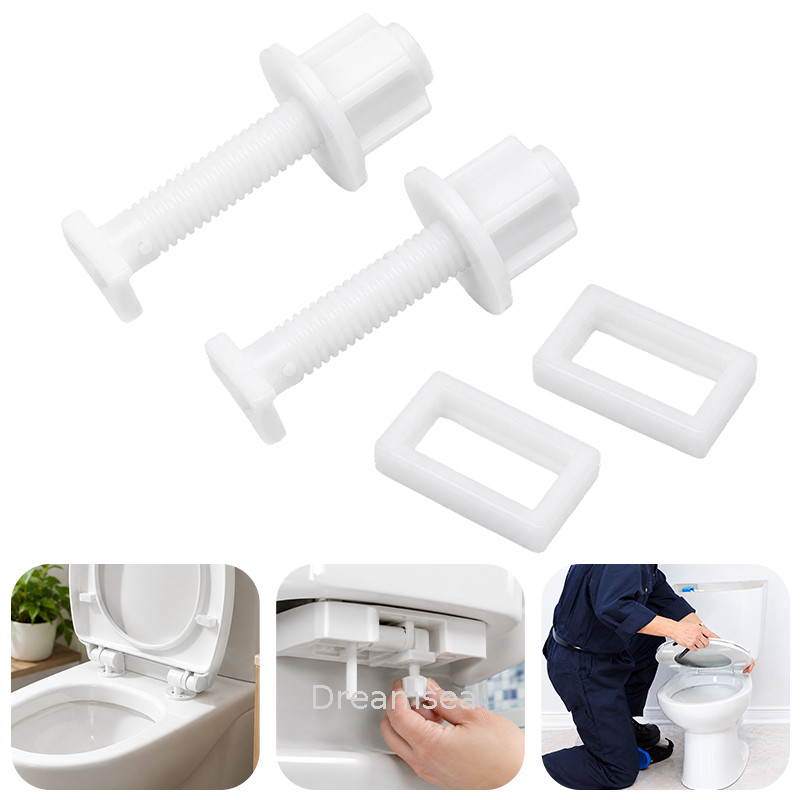 2pcs Baut Closed Duduk Baut Dudukan Kloset Duduk Baut Toilet Duduk Duduk Toilet Kloset——dreamsea