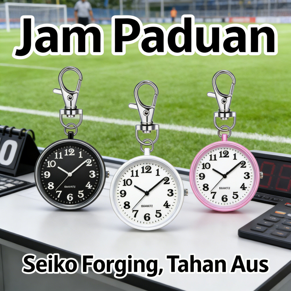 Dapat digunakan hadiah kunci Jam kuarsa mini Gantungan perawat Jam saku perawat gantungan
