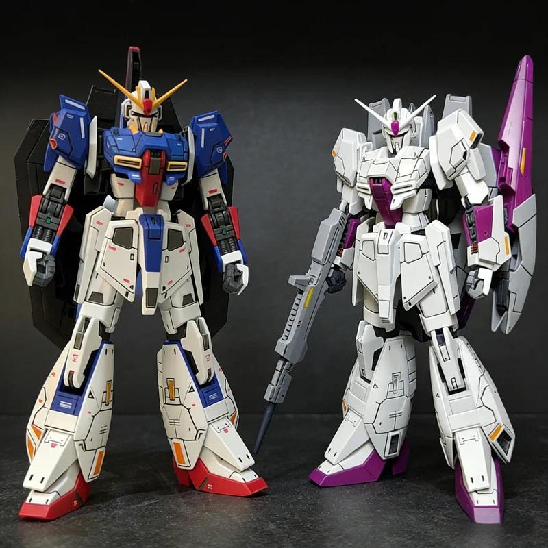 JMS HG 1/144 MSZ-006 ZETA Assembly Model Kit Action Figures Boys' Puzzle Toys Holiday Gifts Desktop 