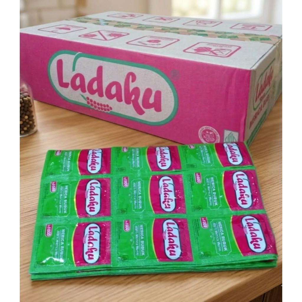 Ladaku Merica Bubuk 1 dus (Kemasan Karton/Grosir)