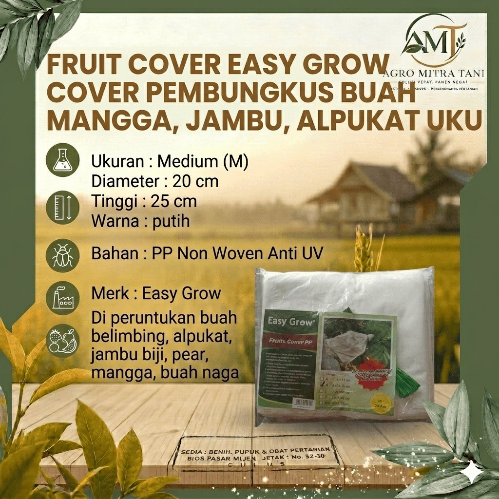 FRUIT COVER EASY GROW COVER PEMBUNGKUS BUAH MANGGA, JAMBU, ALPUKAT UKU