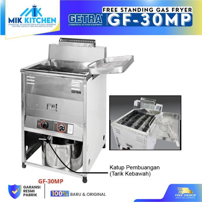 GETRA GAS DEEP FRYER GF-30MP ASIAN SERIES FREE STANDING GAS FRYER