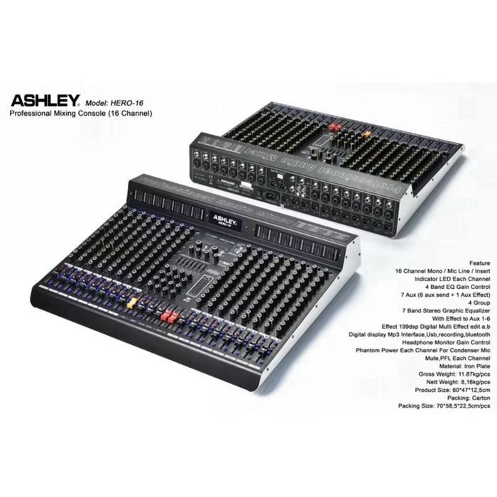 Mixer ashley 16 channel HERO 16