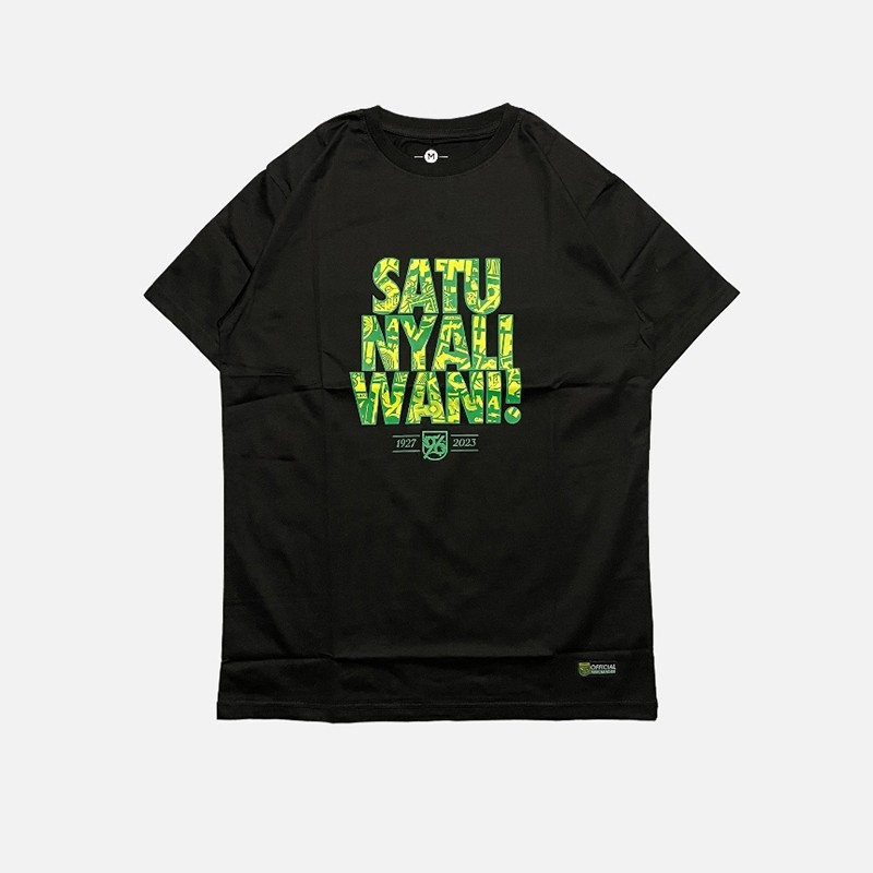 Kaos Persebaya Salam Satu Nyali Anniversary 96 - Black